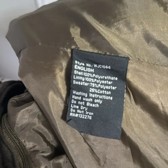 New Lock and Love Faux Leather Jacket Women Motorcycle Coat with Removable Hood - Picture 10 of 10